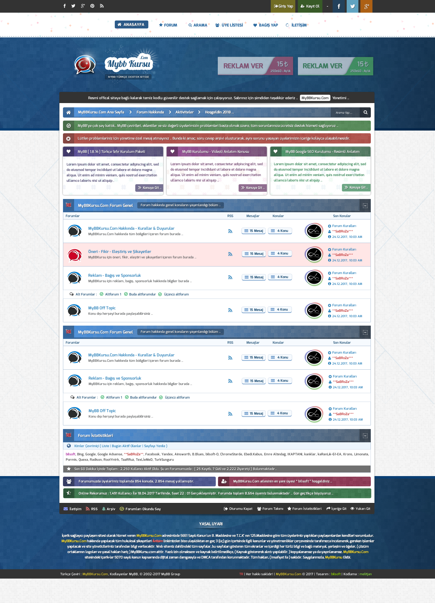 MyBBKursu İNDEX