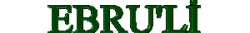EBRU YESİL YAZI