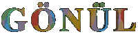 GÖNÜL RENKLİ YAZI