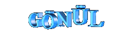 GÖNÜL MAVİ YAZI