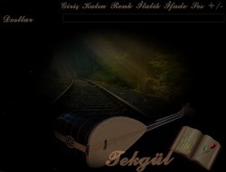 Tren yolunda güllü baglama