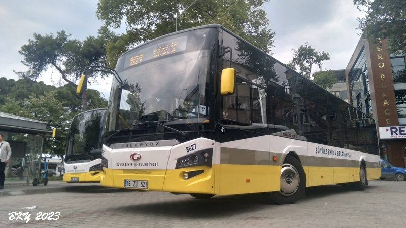 Bursa BB Sözleşmeli Özel Halk Otobüsü  8627  16 ZU 521 - 2023 - 5