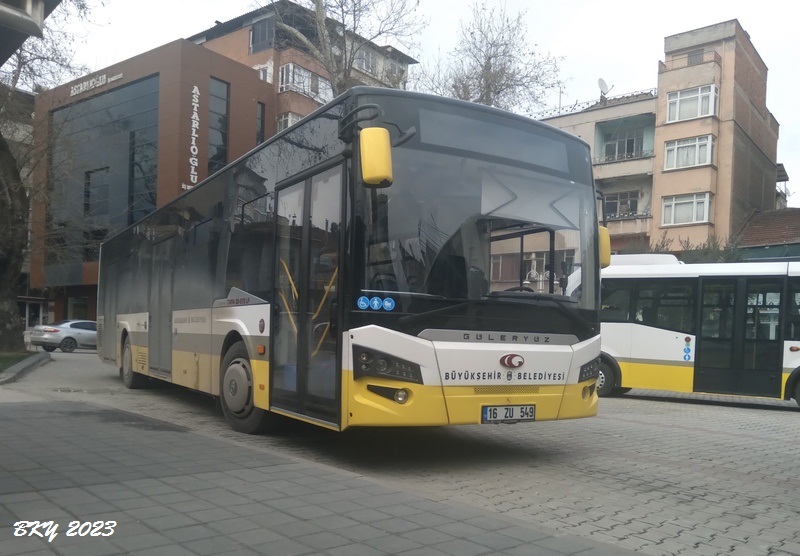 Bursa BB Sözleşmeli Özel Halk Otobüsü  8651  16 ZU 549 - 2023 - 1